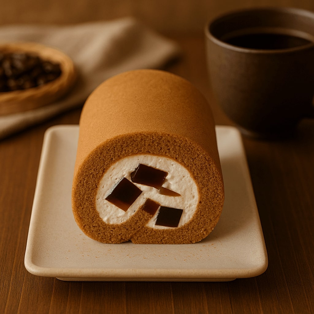 コーヒーゼリーロール - ケーキの店のぐち